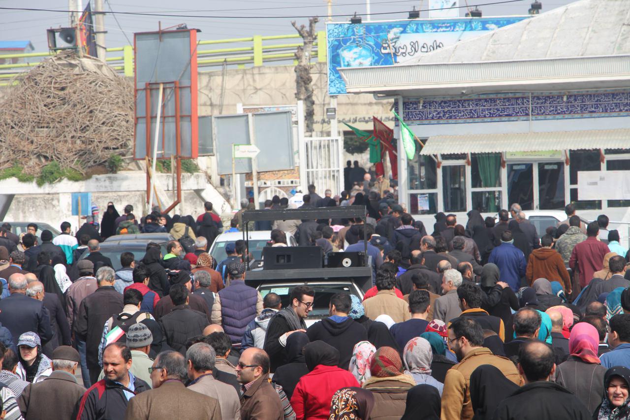 گزارش تصویری راهپیمایی بزرگداشت شهدا در رشت