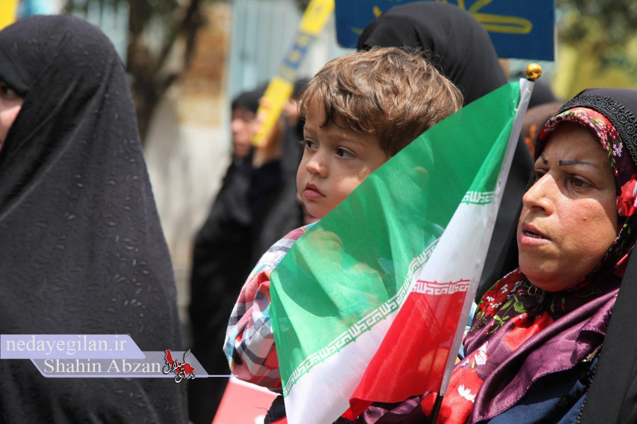 گزارش تصویری حضور باشکوه مردم رودبار در راهپیمایی روز جهانی قدس