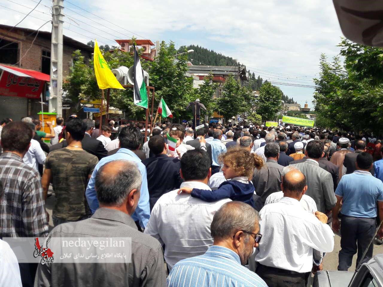 گزارش تصویری راهپیمایی روز جهانی قدس در تالش