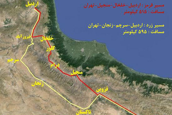 تکمیل جاده خلخال-منجیل تا دو سال آینده