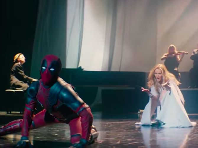 Deadpool dances his way through Celine Dion’s new music video