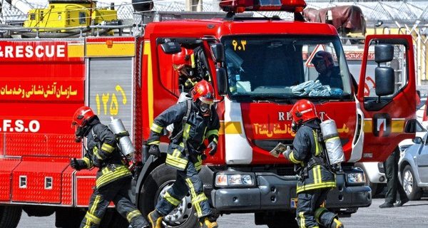 پوشش ۵۷ مورد حریق و حادثه توسط آتش نشانان شهر باران