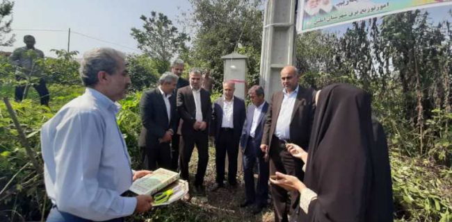 بهره برداری از پروژه های شهرستان املش  همزمان با هفته دولت