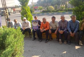 گزارش تصویری اعتصاب پرسنل و کارگران شهرداری لوشان برای سومین روز متوالی