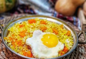 طرز تهیه کدو پلوی مازندرانی به دو روش ساده