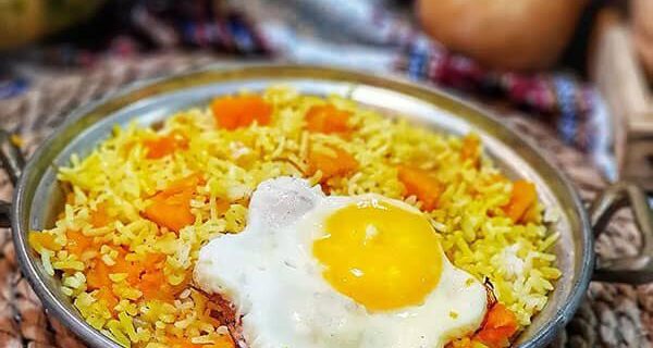 طرز تهیه کدو پلوی مازندرانی به دو روش ساده