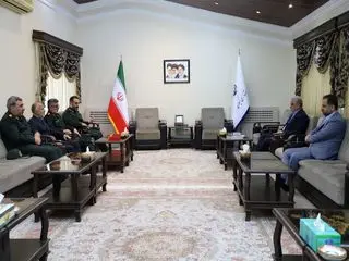 دیدار فرمانده سپاه قدس استان با استاندار گیلان