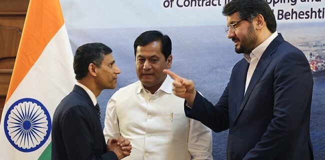 نگرانی آمریکا از قرارداد ۱۰ ساله ایران و هند