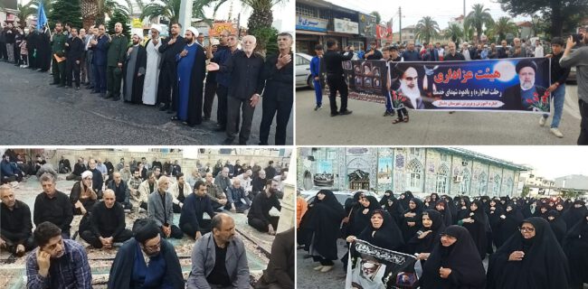 عزاداری مردم گیلان در سالروز ارتحال بنیان گذار کبیر انقلاب اسلامی