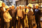 بازدید آیت الله فلاحتی از کارخانه ذوب آهن فولاد خزر