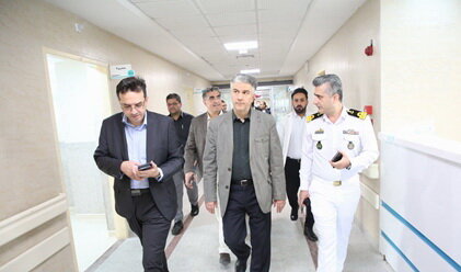 کنترل وضعیت درمانی مصدومان حادثه بندرعباس