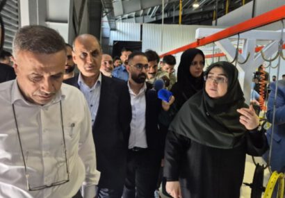 بازدید سخنگوی دولت از ۲ مجتمع تولیدی در بندرانزلی