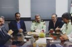 دیدار رئیس، اعضای شورای اسلامی و شهردار رشت با فرمانده انتظامی استان گیلان