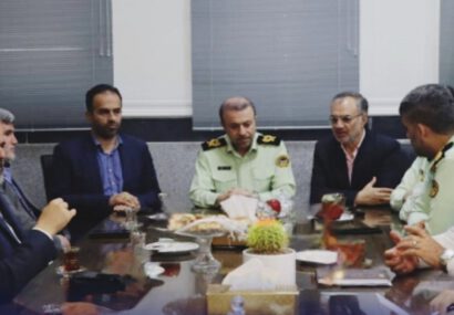 دیدار رئیس، اعضای شورای اسلامی و شهردار رشت با فرمانده انتظامی استان گیلان