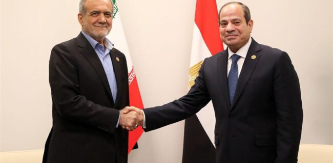 پزشکیان به السیسی: آغازگر جنگ نبودیم اما پاسخ ما به تداوم تجاوز قاطع است