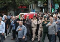 پیکر شهید گیلانی پدافند هوایی ارتش در رشت تشییع شد