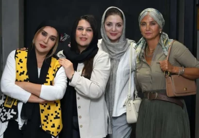 تیپ و استایل رویا جاویدنیا در ۶۰ سالگی