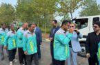 بدرقه کاروان خودرویی موکب «خدام‌العتره» شهرداری رشت برای خدمات به زائرین اربعین