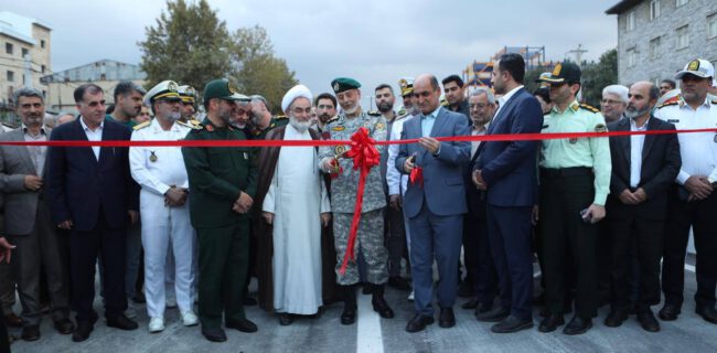 تقاطع غیرهمسطح نیروی دریایی رشت به بهره برداری رسید