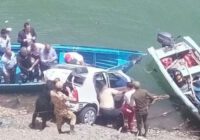 مرگ ۳ نفر در پی سقوط خودرو به تالاب عینک رشت