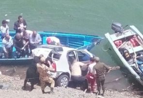 مرگ ۳ نفر در پی سقوط خودرو به تالاب عینک رشت