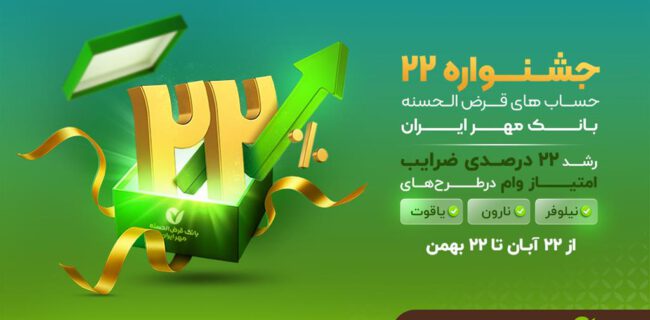 راه اندازی جشنواره ۲۲ بانک قرض‌الحسنه مهر ایران