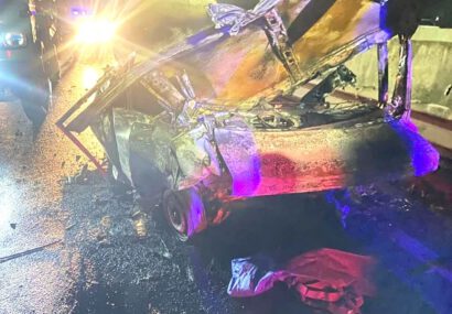 آتش سوزی خودروی پراید و جان باختن ۲ سرنشین در محور کسما آتش سوزی خودروی پراید و جان باختن ۲ سرنشین در محور کسما