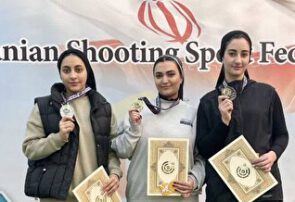 نایب قهرمانی بانوان گیلانی در مسابقات آزاد تفنگ و تپانچه بانوان در تهران