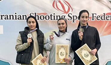 نایب قهرمانی بانوان گیلانی در مسابقات آزاد تفنگ و تپانچه بانوان در تهران