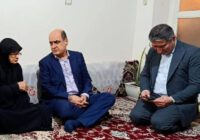 دیدار استاندار گیلان با خانواده‌های شهیدان امیرحسام جوینده و ایرج صفری‌پور