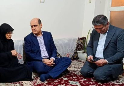 دیدار استاندار گیلان با خانواده‌های شهیدان امیرحسام جوینده و ایرج صفری‌پور