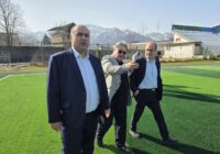 زمین ورزشی شهدای لنگرود بدون تجهیز کامل قابلیت بهره‌برداری ندارد