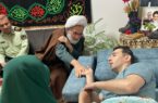 عیادت نماینده ولی‌فقیه در گیلان و فرمانده انتظامی استان از مامور پلیس وظیفه شناس