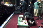 وداع با شهید جعفرزاده در صدمین شب اجتماع مردم رشت