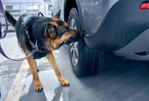 جنجال حمله سگ مواد مخدر به یک دریاسالار | در جیب او چه بوده؟