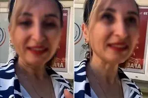 جنجال زنی که معتقد است زنان محجبه را باید کُشت