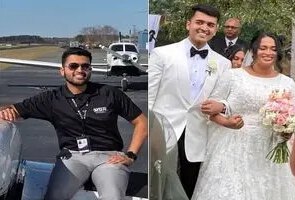 خلبانی یک ساعت پس از ازدواج سقوط کرد!